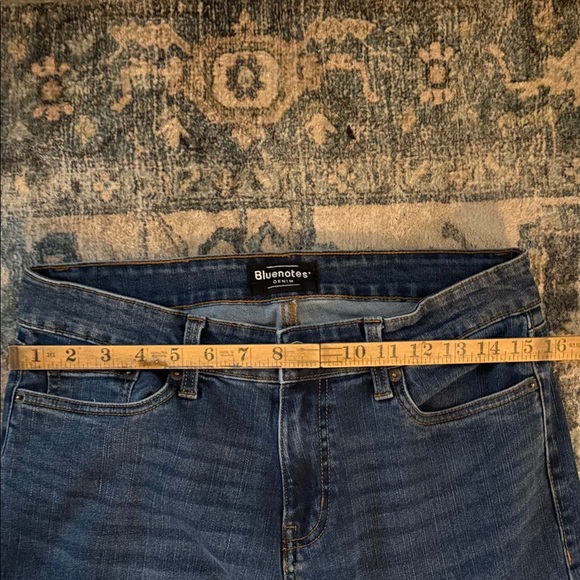 Bluenotes Men’s Liam straight fit Dark Blue Denim Jeans 30x30 - Picture 2 of 9